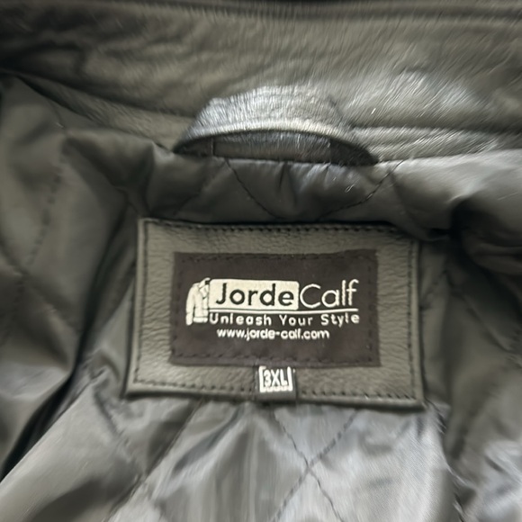 NWOT Men’s Retro Harley Davidson Vintage Motorcycle Leather Jacket, XXXL 3XL - Picture 12 of 13